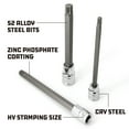 thumbnail image 3 of Powerbuilt 1/2 in. Drive 8mm Triple Square 6 in. Long XZN Socket Bit, 12 Point, 3 of 5