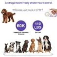 thumbnail image 2 of 16ft Retractable Dog Leash, iMounTEK One-Hand Brake Pet Walking Leash with Flashlight RGB Light, 2 Rolls Waste Bags, Purple, 2 of 9