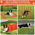 thumbnail image 5 of Yeshouse Sunvasagoo Dog Agility Course Backyard Set, 87-Piece Dog Obstacle Course Training Starter Kit with Tunnel, Adjustable Dog Hoop,Weave Poles, Jump Ring, Pause Box, Toy Balls and Storage Bag, 5 of 6