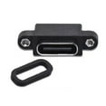 thumbnail image 2 of 10 Piezas -USB Tipo C 4 Impermeable Hembra USB C Puerto de Enchufe con Orificio de Tornillo Interfaz de Carga de AlimentacióN Conector USB, 2 of 5