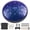 Blue Purple, variant on LEKATO Steel Tongue Drum 6 Inch 11 Notes D Major Beginner Handpan Drum Percussion for Meditation Yoga Musical Education Christmas New Year's Gift for Families/Friends/Lovers
