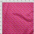 thumbnail image 4 of oneOone Cotton Cambric Fuschia Pink Fabric Tropical Sewing Material Print Fabric By The Yard 56 Inch Wide, 4 of 5