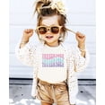 thumbnail image 2 of Threenager Groovy Adorable 3rd Birthday Shirt for Infant Baby Toddler Girls Third Birthday Outfit Natural Shirt 5-6, 2 of 6