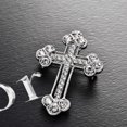 thumbnail image 3 of Pin de cruce brillante con rhinestones suéter broche brochas vintage cristal broches para las mujeres niñas vestido de moda ropa de boda Noticed AP004628-00, 3 of 7