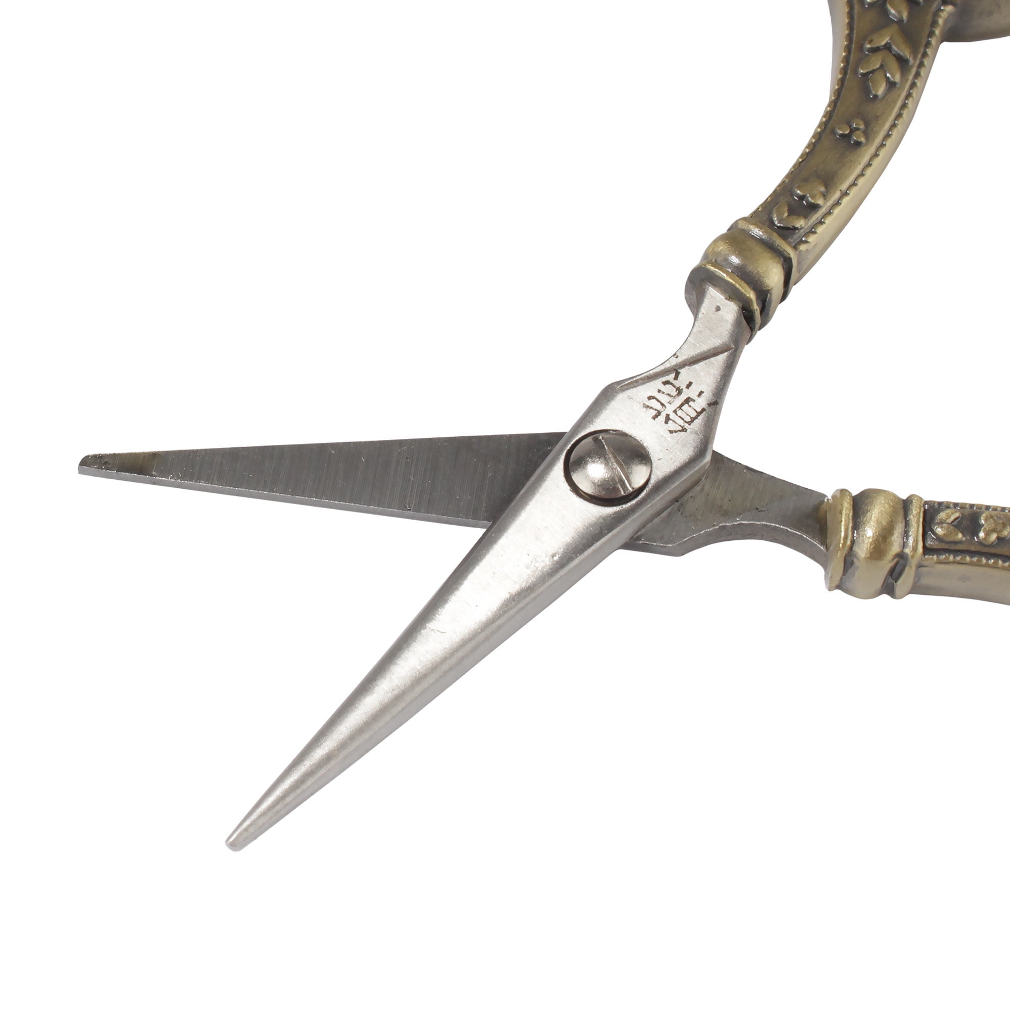 JubileeYarn Decorative Floral Embroidery Craft Scissors - Bronze - 3 Pairs