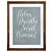thumbnail image 3 of Stratton Home Decor S11583 Relax, Breathe & Soak Unwind Framed Bath Art, 3 of 10