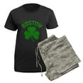 thumbnail image 5 of CafePress - Boston Grunge Women's Dark Pajamas - Women's Short Sleeve Print T-Shirt and Pants Dark Cotton Pajama Set, 5 of 7