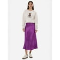 thumbnail image 2 of High-Waist Satin Midi Skirt, 2 of 5