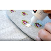 Sock Stop Safety Grip Paint by Viva Decor Multi Color Grip Paint for Fabric DIY Crafts Socks Slippers Rugs Washable Flexible Non Skid Textile Paint - 82ml -Black