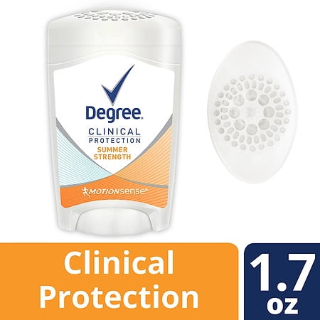 Degree Women Clinical Antiperspirant Deodorant Cream Summer Strength 1.7 oz.(pack of