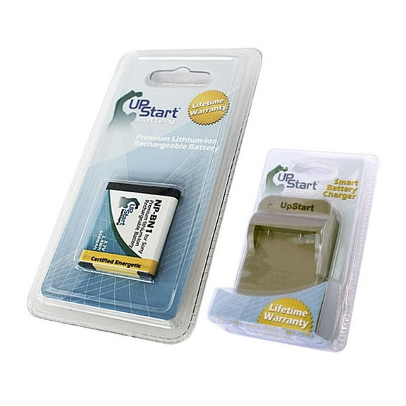 Sony Cyber-shot DSC-WX80 Battery and Charger - Replacement for Sony NP-BN1 Digital Camera Batteries and Chargers (650mAh, 3.7V Lithium-Ion)