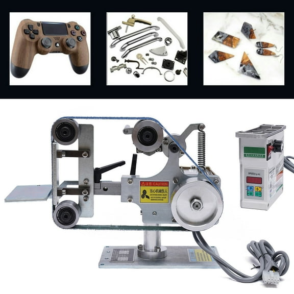 DIY Desktop Belt Sander Polishing Grinding Machine Abrasive Belt Machine 550W