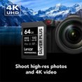 thumbnail image 4 of Lexar LSDSIPL064G-BNNNU Professional SILVER PLUS SDXC UHS-I Card V30 160MB/s Read Speed 64GB 4 Pack, 4 of 7