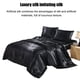 thumbnail image 5 of Yuarrent Funda de edredón Dido, funda de edredón de seda Artificial, funda de almohada para dormir con cremallera, juego de cama Juegos de cama negro Triángulo Yuarrent HA003632-01, 5 of 6