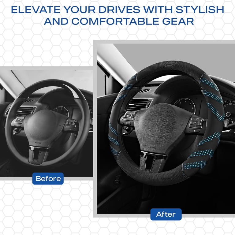 Gel Infused Steering Wheel Cover, Universal Fit photo 6