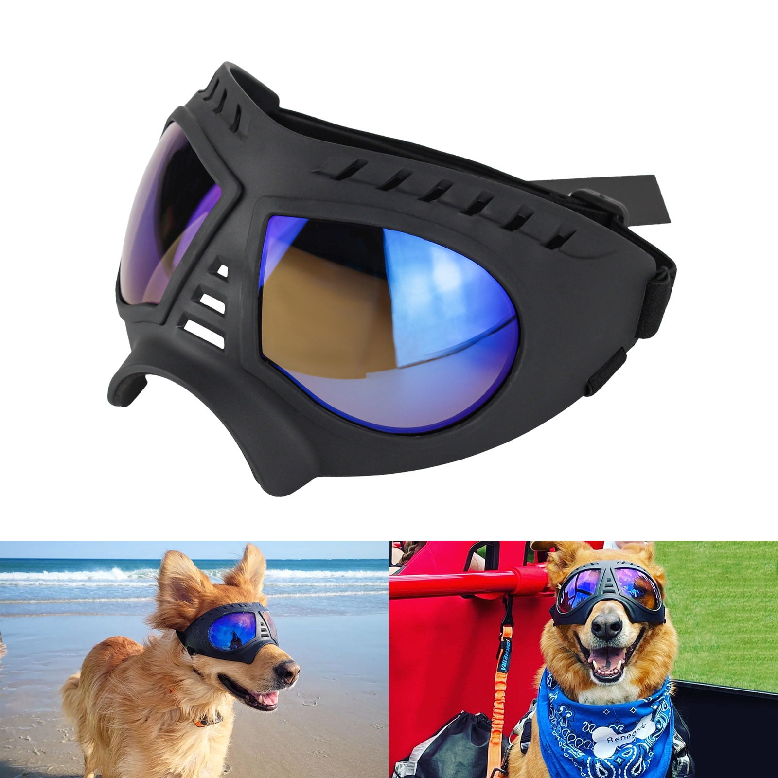 NAMSAN Dog Goggles Large Breed Dog Sunglasses Dog Eye Protection for