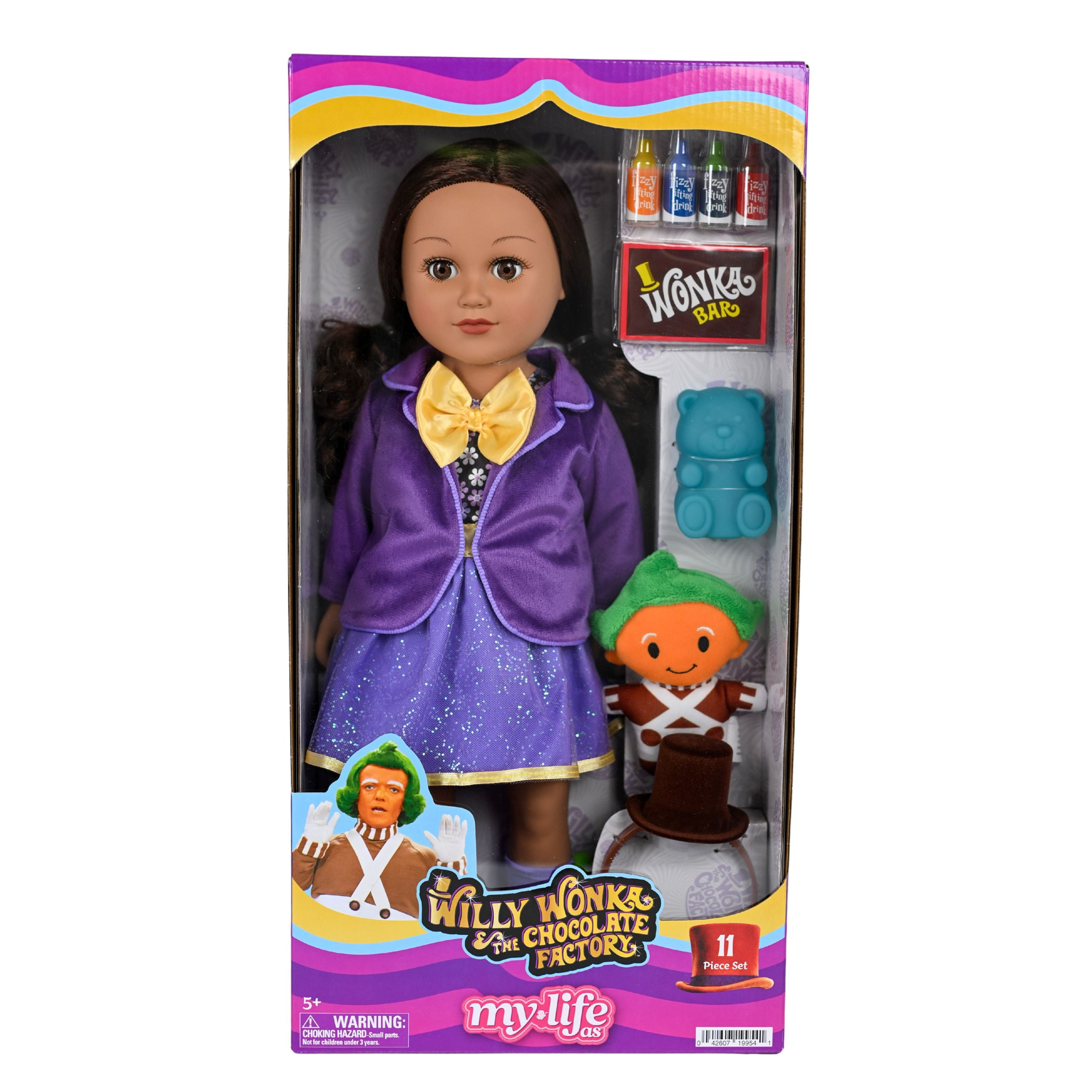 My Life As Willy Wonka Posable 18-inch Doll, Brunette Hair, Brown Eyes
