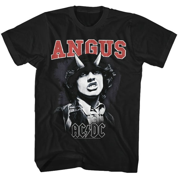 AC/DC Angus Black Adult T-Shirt