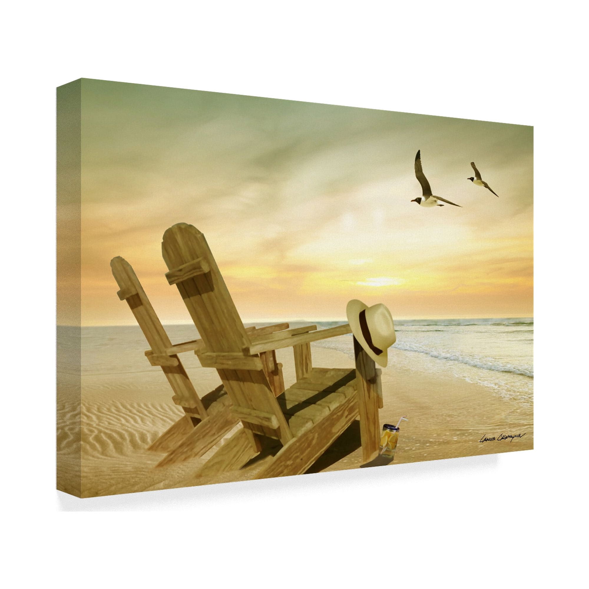 Trademark Fine Art 'Paradise 1' Canvas Art by Carlos Casamayor