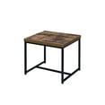 thumbnail image 1 of ACME Bob End Table in Weathered Oak & Black, 1 of 2