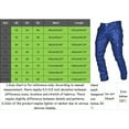 thumbnail image 2 of BOOMILK Faux Leather Pants Men Plus Size Trendy Gothic Biker Slim Fit Cargo Pants With Pockets Blue, 2 of 5