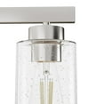 thumbnail image 3 of Hunter - Hartland 4-light Brushed Nickel, Medium Size Vanity Light, Dimmable, Transitional Style, for Bedrooms, Dining, Living Rooms - 13080, 3 of 6