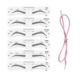 thumbnail image 2 of Juego de moldes para cejas de maquillaje moldeador de cejas suave de PEVA con banda elástica herramienta de maquillaje DIY reutilizable para principiantes ANGGREK  Otros, 2 of 8