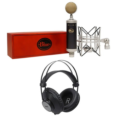- Blue Baby Bottle SL Studio Condenser Recording Microphone Mic+AKG Headphones