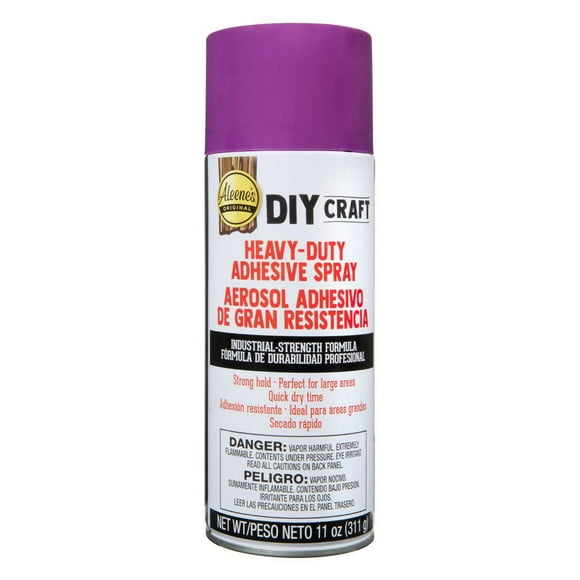 Aleene’s DIY Craft Heavy-Duty Spray Adhesive 11 oz., DIY Heavy-Duty Spray Adhesive
