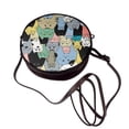 thumbnail image 4 of Lsque Different Cats Pattern Shoulder Bag – Microfiber Leather Crossbody with Detachable Strap & Handle Ring, Waterproof & Durable, Elegant Everyday Carry, 4 of 5