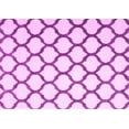 thumbnail image 1 of Ahgly Company Indoor Rectangle Trellis Pink Contemporary Area Rugs, 8' x 12', 1 of 4
