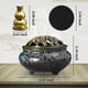 thumbnail image 2 of Incense Burner, Ceramic Incense Burner With Lid, Suitable For Incense Cones/incense Coils/incense Sticks, 30 Incense Cones + Metal Incense Holder + Fi, 2 of 5