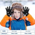 thumbnail image 5 of QKURT 6 Pairs Kids Magic Gloves, Unisex Winter Knit Gloves Warm Children Mitten Stretchy Full Finger Kids Mitten Gloves with Dinosaurs Pattern for 5-12 Years Old, 5 of 7