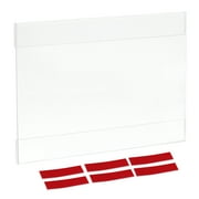 Uxcell Clear Acrylic Sign Holder Wall Sign Frame 5.9x8.3inch with Adhesive Strip for Office, Home, Pack of 3