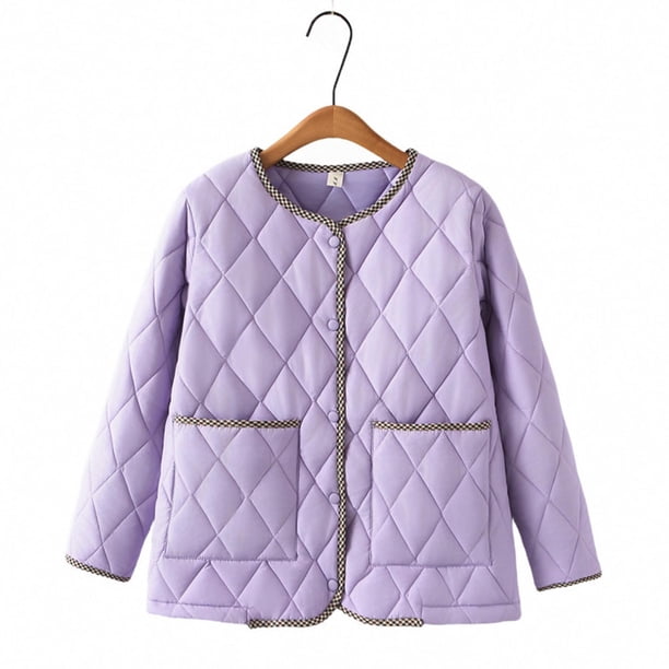 Parkas de manga larga para mujer, chaquetas acolchadas cálidas para mujer, chaqueta acolchada lisa de manga larga con estampado floral, abrigos con bolsillos, blusa para mujer