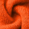 thumbnail image 7 of NTACZA Plus Size Women Sweaters Loose Fitting V Neck Orange Sweater Long Sleeve Pullover Cozy Knit Tops Jumper for Women XL, 7 of 7