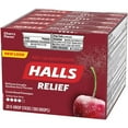 thumbnail image 3 of Halls Cherry Cough Drops for Coughs, Sore Throats, Nasal Passages, 20 Packs of 9 Drops (180 Count), 3 of 7