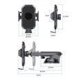 thumbnail image 2 of Soporte para teléfono móvil Soporte para teléfono móvil para coche Ventosa para coche 100% para salpicadero de coche Parabrisas Soporte para teléfono para coche Compatible con todos los teléfonos, 2 of 6