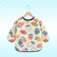 thumbnail image 2 of Favoffer Long Sleeve Baby Infant Bibs for Toddlers, Waterproof, Boys Girls Smock with Food Catcher Pocket for Feeding, Eating, 2 of 9