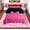 Hot Pink, variant on Erosebridal Polka Dot Bedding Twin Comforter Set, Kawaii Bowknot Down Comforter, Princess Style Decor, Super Cozy 2-Piece