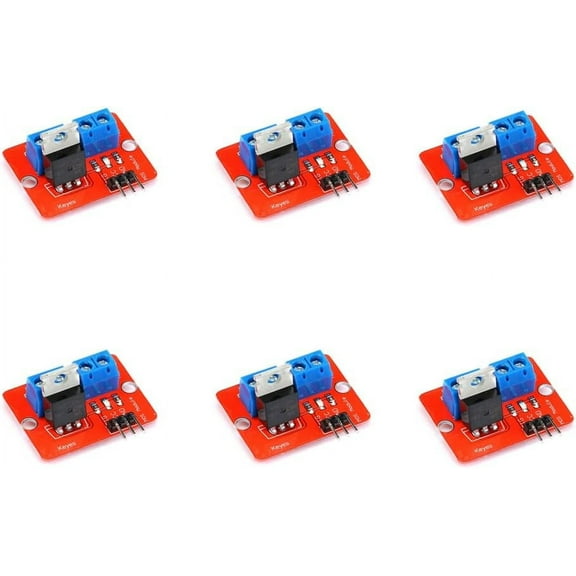 Treedix 6PCS IRF520 Driver Module MOS Tube Field Effect Tube Driver Module ARM Compatible with Raspberry Pi