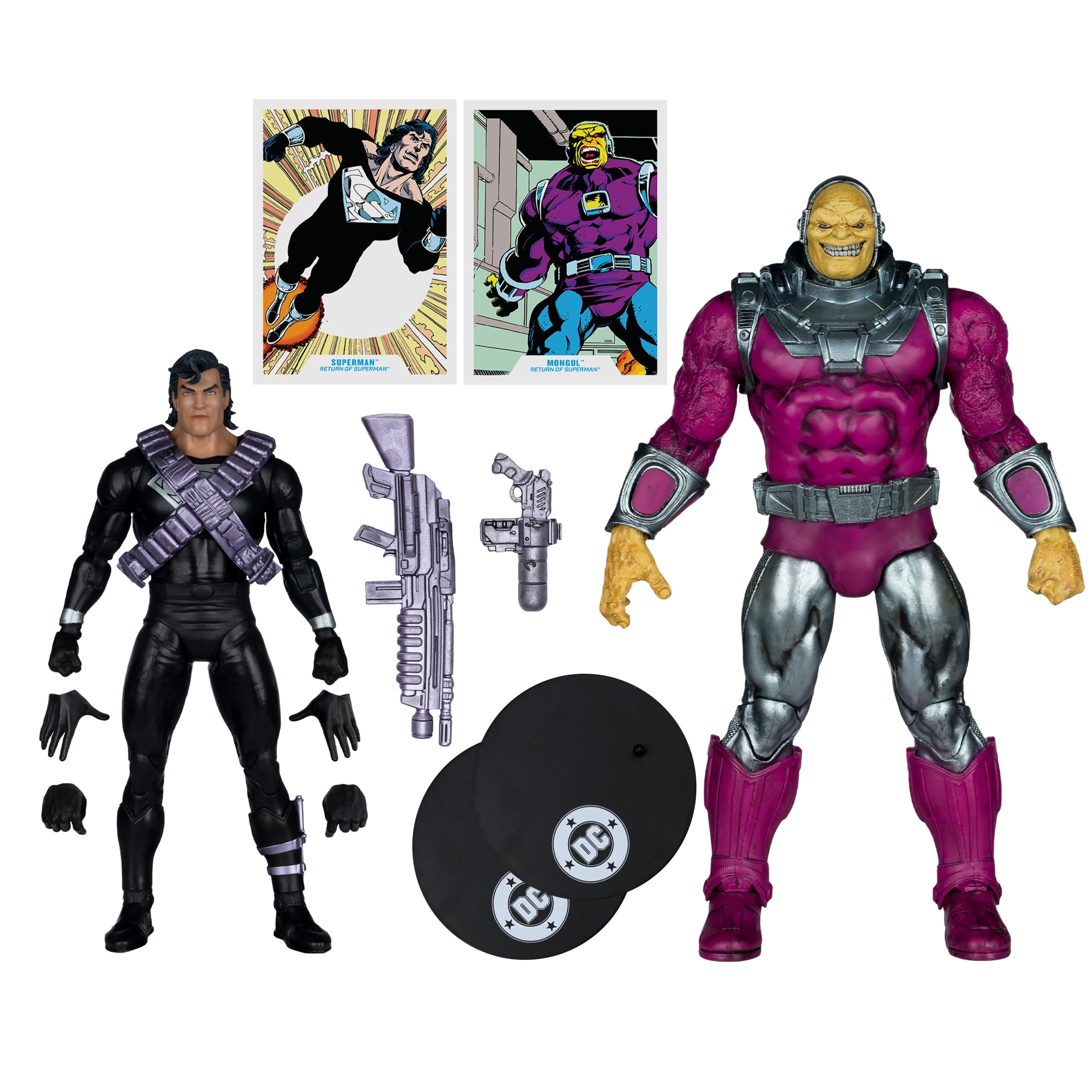Superman vs Mongul 2PK (DC Multiverse: Return of Superman) 7" Action Figure and Mega Figure - McFarlane Toys