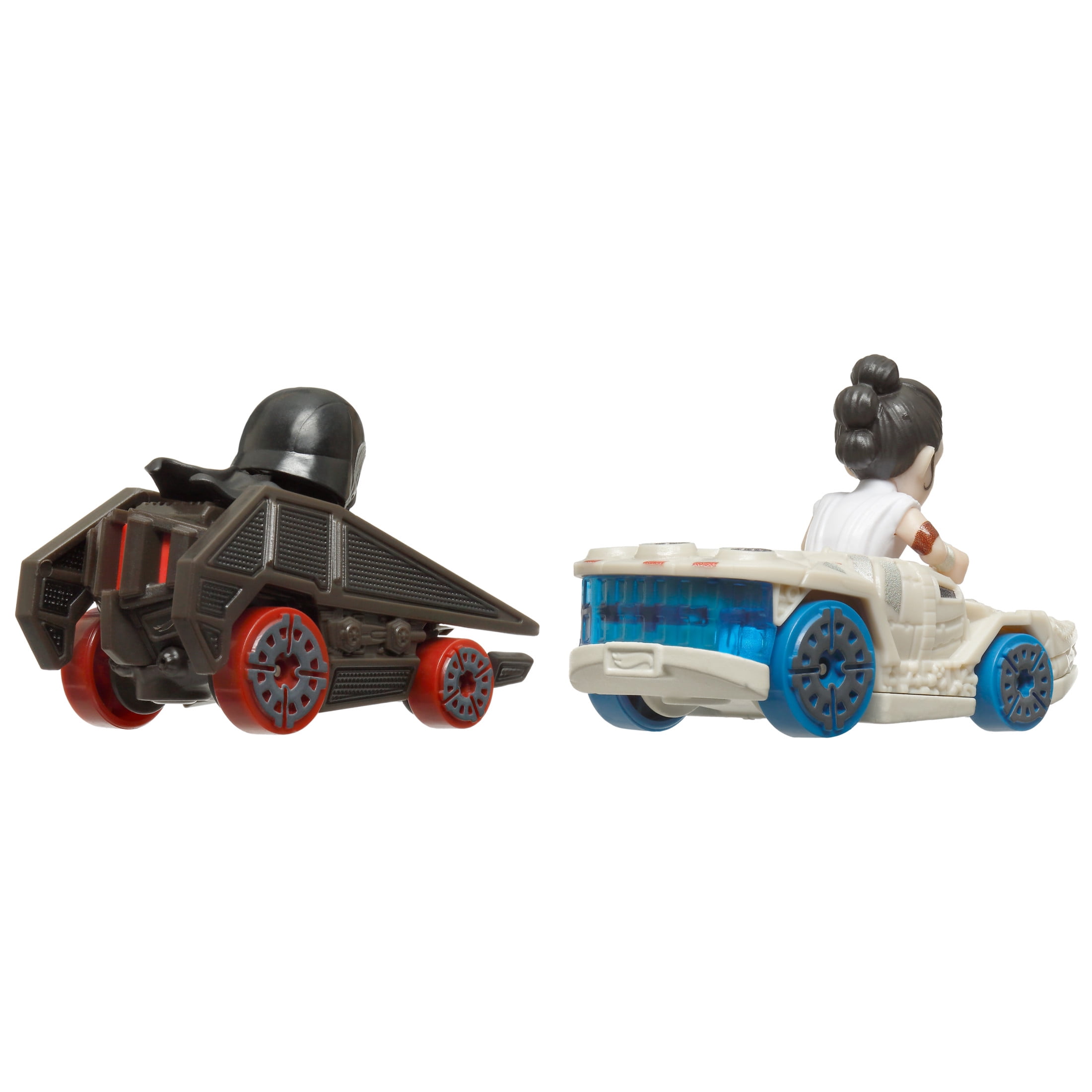 Hot Wheels RacerVerse Die-Cast Cars, Set of 2 Toy Vehicles with Character Drivers Optimized for RacerVerse Track (Styles May Vary)