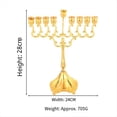 thumbnail image 5 of Candelabro Elegante y de Alta Gama para DecoracióN de Mesa, Candelabro para Cena con Velas, Plata, 5 of 5
