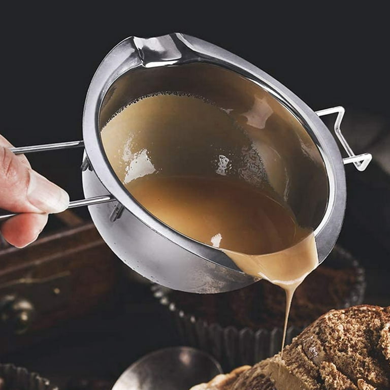 Buy 1000ML/1QT Double Boiler Chocolate Melting Pot with 2.3 QT 304  Stainless Steel Pot, Chocolate Melting Pot with Silicone Spatula for  Melting Chocolate, Candy, Candle, Soap, Wax Online at desertcartIreland