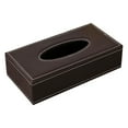 thumbnail image 7 of Household Desktop Faux Leather Solid Color Tissue Paper Napkin Storage Box Case, 7 of 7