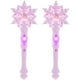 thumbnail image 2 of 2 piezas Varita de copos de nieve de hada juguetes musiales accesorios para disfraces para niños niñas, 2 of 7