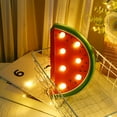 thumbnail image 3 of Innovadora fruta forma animal LED luz decoración noche lámpara decoración del hogar regalo sandía, 3 of 8