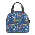 thumbnail image 2 of Goofa Different Chemical Things Pattern Lunch Bag ,Insulated Lunch Box, Small Leakproof Cooler Food Lunch Containers Reusable High Capacity Lunch Tote Bags, 2 of 8