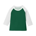 thumbnail image 2 of Frwgonr Girls Lightweight Top Size 3T-14 Crewneck Raglan 3/4 Sleeve Shirts Clothes Cute Pullovers Tops White, 2 of 6
